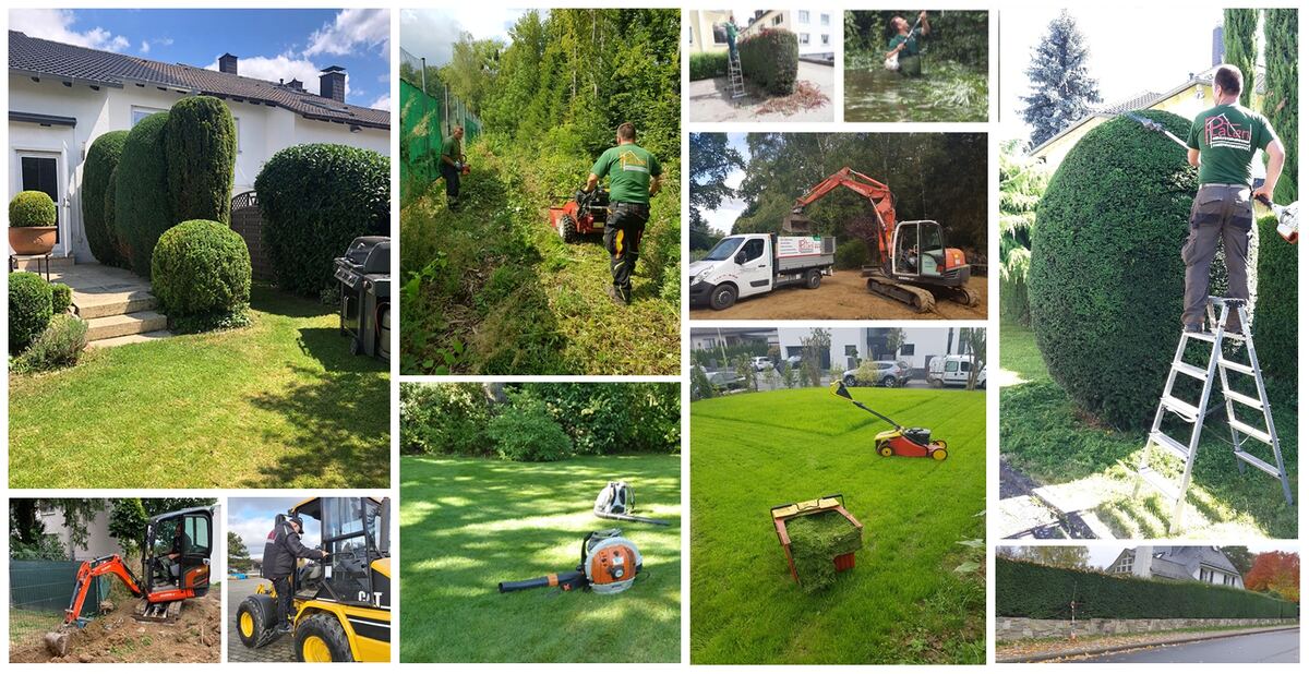 Eindrücke aus unserer Arbeit: Gartenpflege