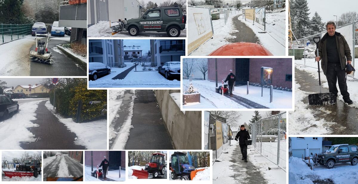 Eindrücke aus unserer Arbeit: Winterdienst